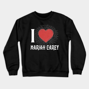 Thanksgiving Mariah Name Retro Styles Christmas 70s 80s 90s Crewneck Sweatshirt